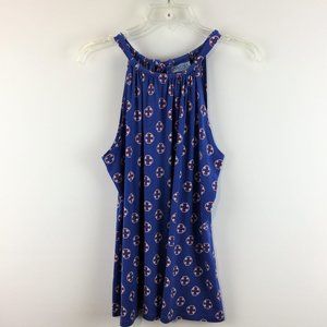 Cynthia cricle print strap sleeveless top Size L